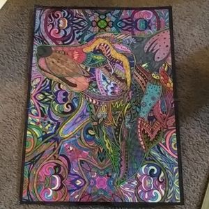 Large coloring of a dog multiple colors